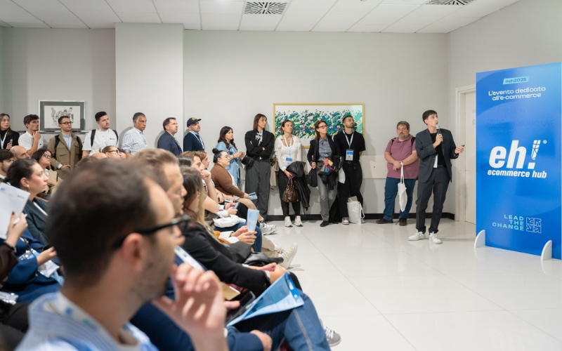 Matteo Biritognolo durante uno speech